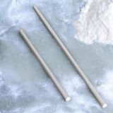 Kazan Hobi Alüminyum Metal Oklava 2'li Set 99-49 cm Börek Hamur Yufka Açma Silindir Yuvarlak Uzun Kısa Mutfak