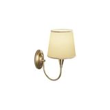 Kazan Hobi Amber LED Şık Eskitme Metal Aplik E27 Duvar Lambası 16X28X31 cm Yatak Odası ve Salon Aydınlatma, BEJ-3031 - Çok Renkli