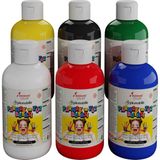 Kazan Hobi Ana Renkler Parmak Boyası 6'lı Set 6X250GR