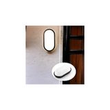 Kazan Hobi Aydos 15W Siyah IP65 Oval LED Tavan ve Duvar Lambası | 1500 Lümen Beyaz Işık | Su ve Toz Geçirmez Banyo Bahçe Balkon Aydınlatma Armatürü 220V