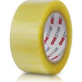 Kazan Hobi BADEM10 5 Adet Onestar Koli Bandı 45 mm x 100 mt Şeffaf Güçlü Yapışkanlı Kopmayan Bant