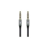 Kazan Hobi Bix BXAU3C Hi-Fi 3.5mm Örgülü Aux Ses Kablosu 24K Altın Kaplama, Araç Ses Sistemi, Tv, Hoparlör, Kulaklık, Dayanıklı ve Esnek Ses Kablosu 1.5 Metre
