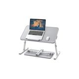Kazan Hobi Bix Saiji AL30 Ayarlanabilir Laptop Standı Ergonomik Tasarım 17 Inç Uyumlu Taşınabilir Masa Gri