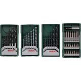 Kazan Hobi Bosch Professional Accessories X-Line Mini 3+1 Set Ahşap Taş Metal Matkap Ucu 2607017071