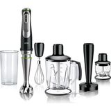 Kazan Hobi Braun Multiquick 9 Mq 9147X El Mikseri – Active Powerdrive ve Splashcontrol Ile, Püre Yapma Çubuğu, Sebze Ezici, Mikser, Parçalayıcı ve Çırpma Teli, 1200 Watt, Siyah/paslanmaz Çelik