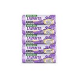 Kazan Hobi Büyük Boy Lavanta Kokulu Büzgülü Çöp Torbası, 65X70 Cm, 60 L, Su Geçirmez Çöp Poşeti, Kalın, 5 Paket 50 Adet (Büyük Boy, Lavanta Kokulu)