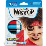 Kazan Hobi Carioca Mask Up Yüz Boyası – Karnaval (3 Renk)