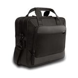 Kazan Hobi CC5425C 14 Inç Uyumlu Siyah Evrak Çantası, 460-BDSR Oceancycle Sertifikalı Geri Dönüştürülmüş Kumaş, 360° Eva Köpük Korumalı Laptop Bölmesi - 10 x 10 cm - Çok Renkli