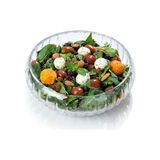 Kazan Hobi Çerezlik; El Yapımı Büyük Boy Cam Salata Kasesi -%100 Üfleme Cam Sanatı Dekoratif ve Meyvelik, 24 cm