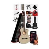 Kazan Hobi CG-390NT-XBAG 4/4 Klasik Gitar, Sap Ayarlı Kesik Kasa - Çok Renkli