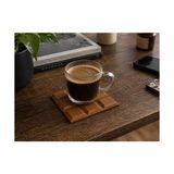 Kazan Hobi Çikolata Şeklinde Bardak Altlığı, Kahverengi, 10X10X0,8 Cm, Kare | Pla 3D Baskı