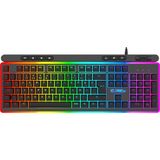 Kazan Hobi Claw's Nova K1 360° Özelleştirilebilir Rgb & Yazılımlı Full Membran 104+7 Tuşlu Ekstra Multimedya/rollover Ses Kontrol Mekanizmalı Gaming Klavye