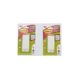 Kazan Hobi Command 17206 Büyük Boy Cırt Cırt Bant, Beyaz, 2 Paket - 10 cm - Çok Renkli - 1 Adet