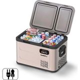 Kazan Hobi Coolist CLK40D 12/24V/220VOLT 39 Litre Çift Bölmeli Outdoor Kompresörlü Bluetooth Bağlantılı Oto Buzdolabı