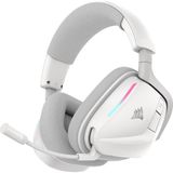 Kazan Hobi Corsair Void V2 Kablosuz Oyun Kulaklığı, Bluetooth'lu, Pc, Ps5, Ps4, Switch & Mobile Için, Dolby Atmos, 70 Saat Pil Ömrü, Çift Kablosuz, Hızlı Şarj - Beyaz