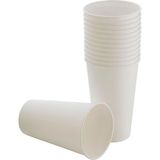Kazan Hobi Cuptoyou 50 Adet Parti Bardağı, Beyaz Tek Kullanımlık Karton Bardak 16 Oz, Büyük Kağıt Bardak 400 Ml, Parti Ihtiyaçları, Çocuk Partisi, Sıcak ve Soğuk Içecekler, Çay, Kahve, Meyve Suyu