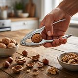 Kazan Hobi Deconox Paslanmaz Çelik Ceviz, Fındık ve Badem Kıracağı Pense Şeklinde | Ağır ve Yüksek Kaliteli Malzeme | Dayanıklı & Ergonomik Ceviz ve Fındık Kırıcı 17 cm EA047