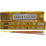 Kazan Hobi Deepika Masala Agarbatti || Pure & Natural Incense Tütsü Çubukları || (Amber Natural (Doğal Amber))