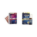 Kazan Hobi Demir, C Vitamini, Folik Asit ve B12 Içeren 30 Tablet ile D3K2 Vitamini, 30 ml