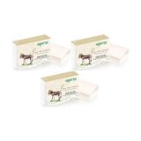 Kazan Hobi El Yapımı Doğal Sabun, Eşek Sütü, 150 G, 3'lü Set