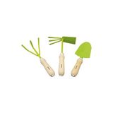 Kazan Hobi Eltos 3'lü Bahçe Seti, Kürek, Tırmık, Çapa Seti, Ahşap Sap, Dayanıklı Çelik Başlık, Ergonomik Tasarım, El Dostu, Bahçıvan Alet Takımı, Balkon, Saksı, Ev Bahçesi Için, Hobi Seti, EBS003