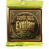 Kazan Hobi Ernie Ball Everlast Orta Hafif Kaplamalı 80/20 Bronz Akustik Gitar Telleri, Ölçü 12-54