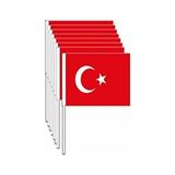 Kazan Hobi Exizticaret 50 Adet Çıtalı Büyük Battal Boy Türk Bayrağı (22M-32 Cm) EXIZNM814 - Çok Renkli - Standart - Otomatik