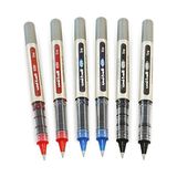 Kazan Hobi Eye UB-157E Tükenmez Kalem Seti, 0,7 mm Uç, Siyah-Mavi-Kırmızı, 6'lı - Çok Renkli - Standart - Otomatik
