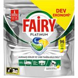 Kazan Hobi Fairy Platinum Bulaşık Makinesi Deterjanı Kapsülü/tableti 96 Yıkama Limon Kokulu
