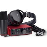 Kazan Hobi Focusrite Scarlett Solo Studio Gen 4 Ses Kayıt Paketi: Şarkı Yazarları Için Kayıt, Yayın ve Podcasting Için Kondansatör Mikrofon ve Kulaklık, USB Audio Arayüzü