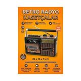 Kazan Hobi FP-319BT Bluetooth Kaset Çalar, USB ve Sd Girişli Fm Radyo - Çok Renkli