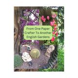 Kazan Hobi From One Paper Crafter To Another English Gardens: Paper Pad, Cut Out And Enjoy Book, Vibrant Photos, English Gardens, Create Pad - Çok Renkli - Standart - Otomatik