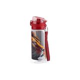 Kazan Hobi Galatasaray Lisanslı Spor Su Şişesi, Kırmızı Kapaklı, Aslan Desenli 500 ml Plastik Matara 25570 - Çok Renkli