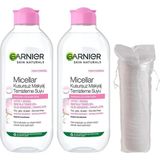Kazan Hobi Garnıer Skin Naturals Micellar Kusursuz Makyaj Temizleme Suyu (400 Ml) X2 & Makyaj Pamuk Hediyeli
