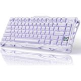 Kazan Hobi Gravastar Mercury V75 He Klavye - Manyetik Anahtarlı Oyun Klavyesi, 8000 Hz Yoklama, 0.005RT, Kablolu Usb-C, Rgb Arkadan Aydınlatmalı, Ayarlanabilir Çalıştırma, Yarı Alüminyum Kasa - Lavanta Moru