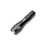 Kazan Hobi Güçlü LED El Feneri, 10W Ultra Parlak Işık, 5 Farklı Mod, Zoom Özellikli, Dayanıklı Alüminyum Gövde - Çok Renkli