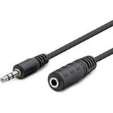 Kazan Hobi Hadron HDX1004 3.5mm Trs Aux Uzatma Kablosu 1.2 Metre - Erkek Dişi Kulaklık, Hoparlör, Pc, Araba Uyumlu Stereo Ses Uzatma Kablosu, Siyah