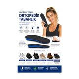 Kazan Hobi Hafızalı Visko Ortopedik Tabanlık, Memory Foam Teknoloji, Siyah, 39-45 - 10 cm