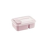 Kazan Hobi Hobby Life Lunch To Go 3 Bölmeli Beslenme Kabı – Sosluklu, Sızdırmaz Kapak, Bpa Içermez, 920 ml + 40 ml (Pembe)