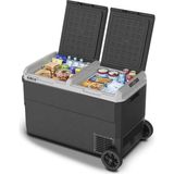 Kazan Hobi Iceco MCD95D 12/24VOLT 95 Litre Kompresörlü Çift Bölmeli Tekerlekli Outdoor Oto Buzdolabı/dondurucu