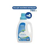 Kazan Hobi Jel Bulaşık Makinesi Deterjanı, 750 ml x 4