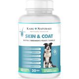 Kazan Hobi Kahu Naturals Skin&coat, Deri ve Tüy Sağlığı Takviye, Bira Mayası, Sarımsak, Mos, Spirulina, 60 Tablet