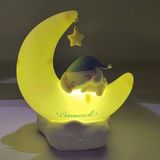 Kazan Hobi Kawaii Gece Lambası Sevimli Anime Karakter LED Işık Güzel Lamba Oda Dekor Eşyaları Şarj Edilebilir Masa Lambası Kızlar Çocuklar Için Sanat Eseri Dekor (Kutulu Cnm).