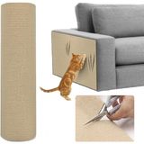 Kazan Hobi Kendinden Yapışkanlı Kedi Tırmalama Matı 200 cm x 40 Cm, Kesilebilir Halı ve Duvar Tırmalama Tahtası - Çok Renkli