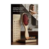 Kazan Hobi Keratin Mikro Kaynak Saç Açma Fırçası, Sağlıklı Ahşap, 721412 - Çok Renkli