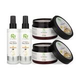 Kazan Hobi Keratin Saç Sütü 200 ml ve Saç Maskesi 300 ml Karma 4'lü Set