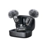 Kazan Hobi Lark A1 Kablosuz Mini Mikrofon, iPhone 15/16 ve Android Için, 48 Khz/24 Bit, 3 Seviyeli Akıllı Gürültü Engelleyici, Siyah, 2tx + Usb-C Rx + Şarj Kılıfı - Renkli