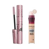 Kazan Hobi Lash Sensational Sky High Maskara & Instant Anti Age Eraser Kapatıcı - 01 Light - Renkli