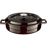Kazan Hobi Lava Metal Premium Serisi - Döküm Çok Amaçlı Tencere, Yuvarlak, 28 Cm, Majolik Mor