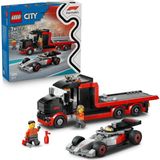 Kazan Hobi LEGO City Audi F1 Yarış Arabalı F1 Sergileme Kamyonu 60493 – 7 Yaş ve Üzeri Çocuklar Için Audi Pilotu ve 2 Pit Ekibi Minifigürü Içeren Yaratıcı Oyuncak Yapım Seti, Hediye Fikri (508 Parça)